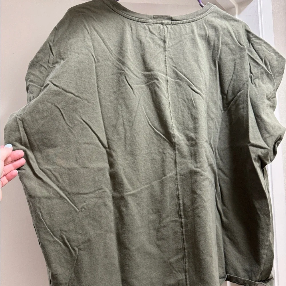 nuuds Sage Green Muscle Tee - Picture 3 of 3